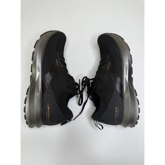 Brooks Levitate 3 Limited Edition Running Shoe Womens 7 Black Knit 1203131 Low - Picture 6 of 10